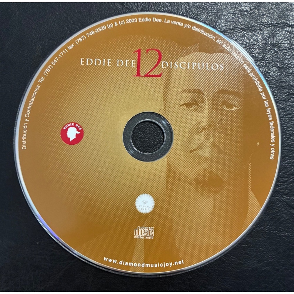 Eddie Dee 12 Discipulos CD 2003 Diamond Music Reggaeton Compilation Disc Only